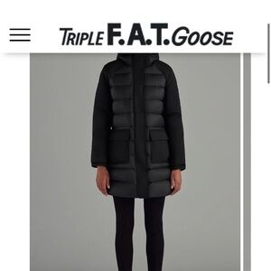 Triple F.A.T. Goose Black Puffer Down Coat - The Askya